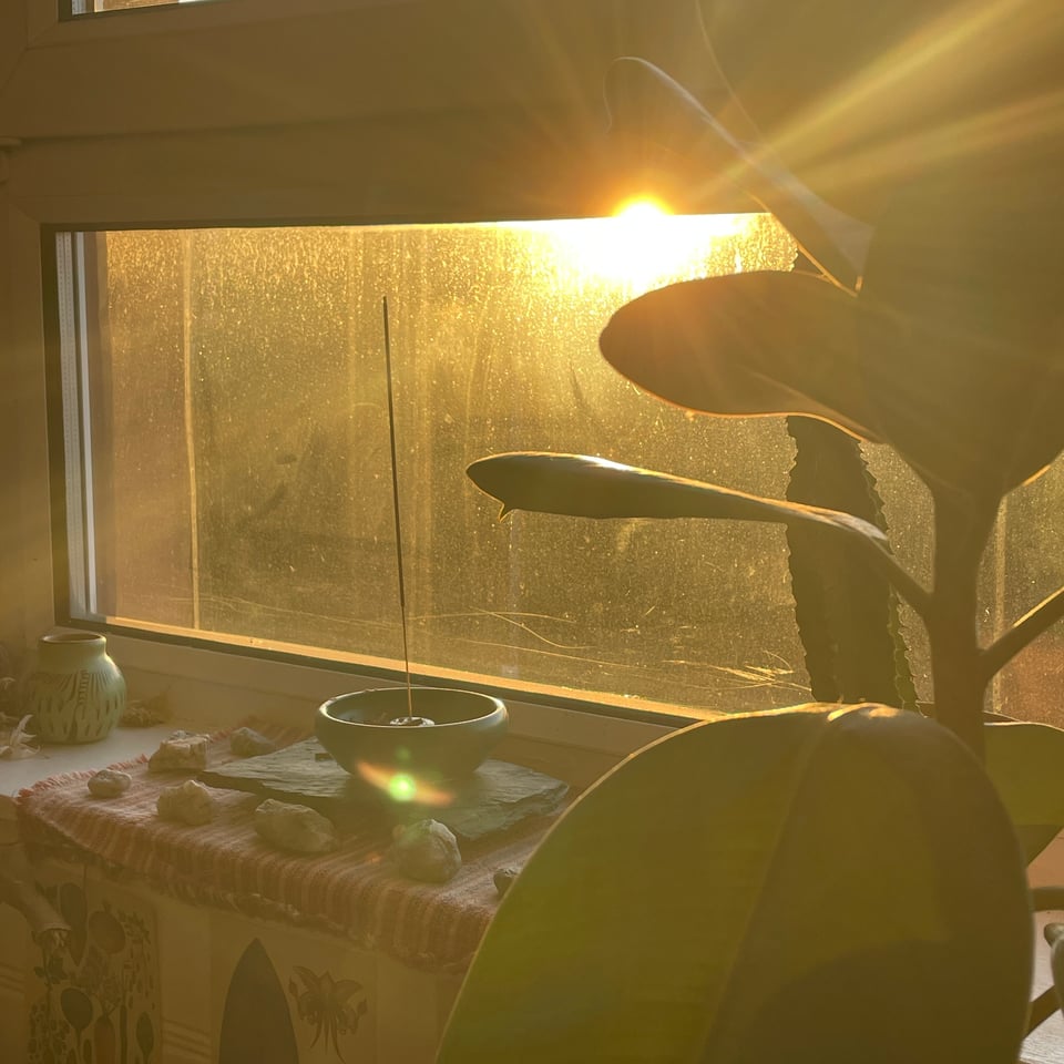 embracing a season of slowing down.