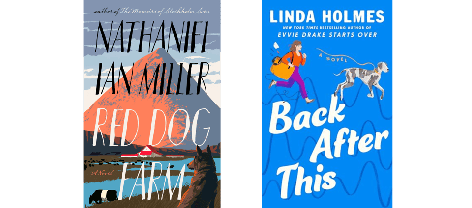 book covers of Red Dog Farm and Back After This