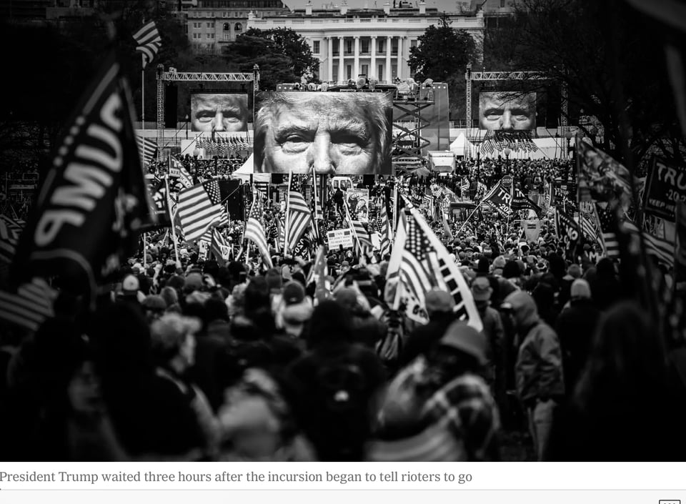 3 hours is what Trump waited to tell rioters to go home