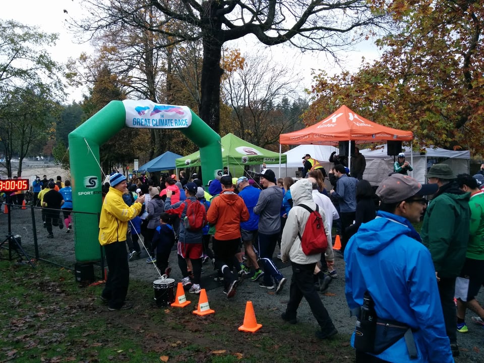 Start of the Great Climate Race in Vancouver