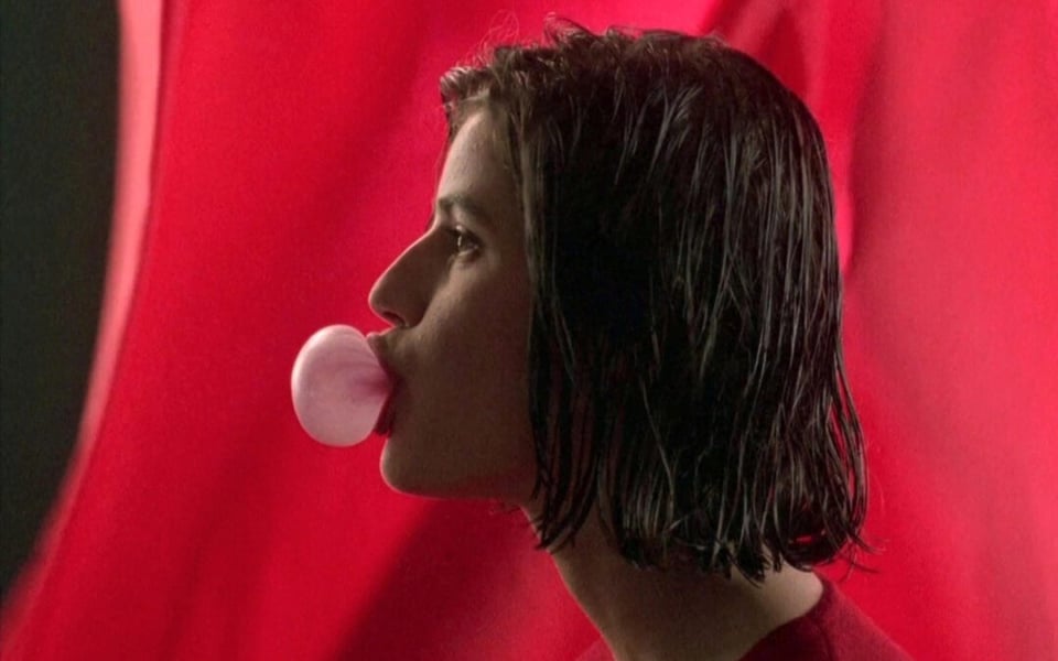 Still image from “Red.”