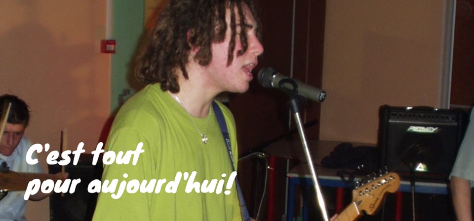 À l'année prochaine!