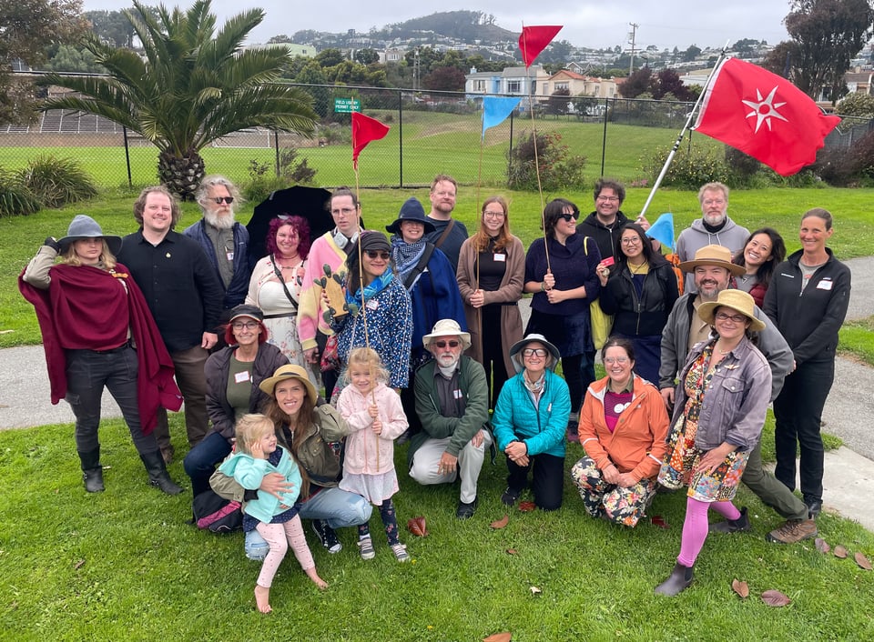 10th anniversary group, outside