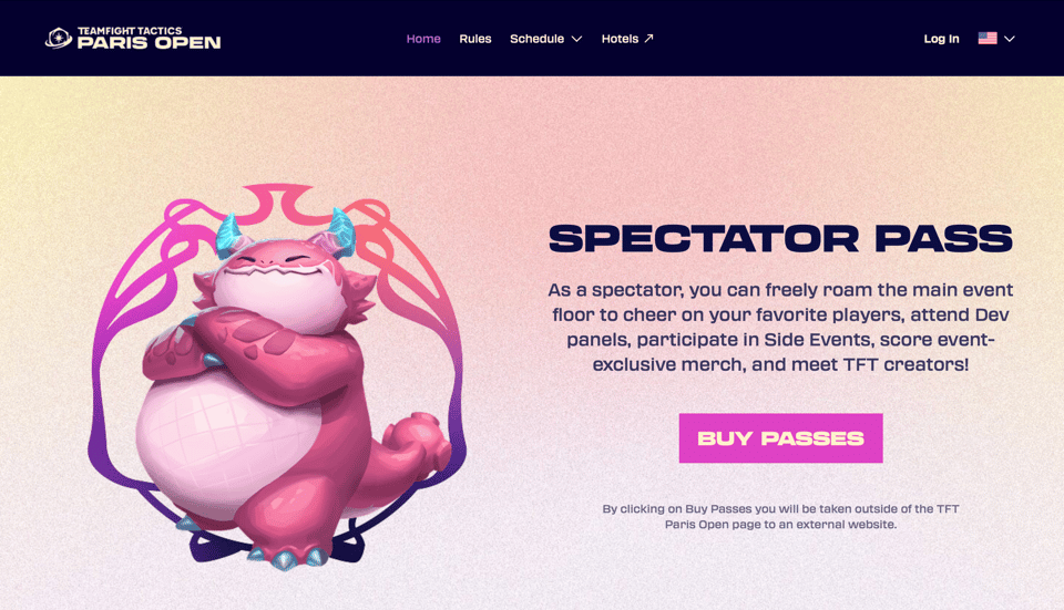 Teamfight Tactics website using Transducer