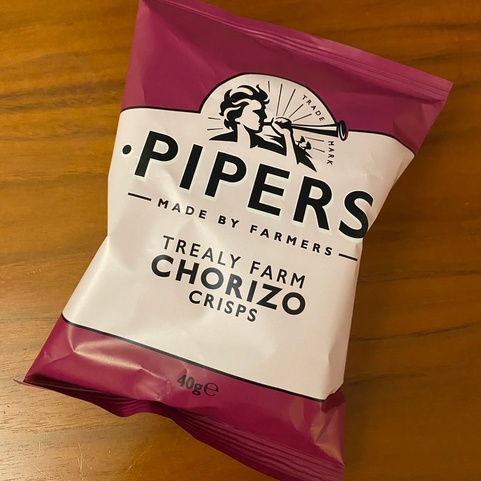 Pipers Trealy Farm Chorizo Crisps.