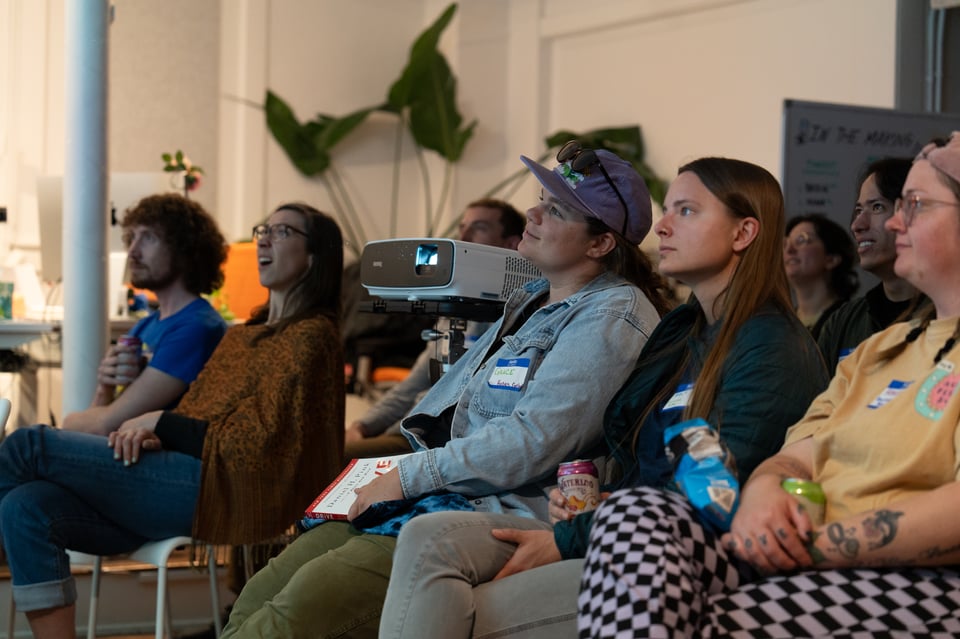 The crowd at In The Making.