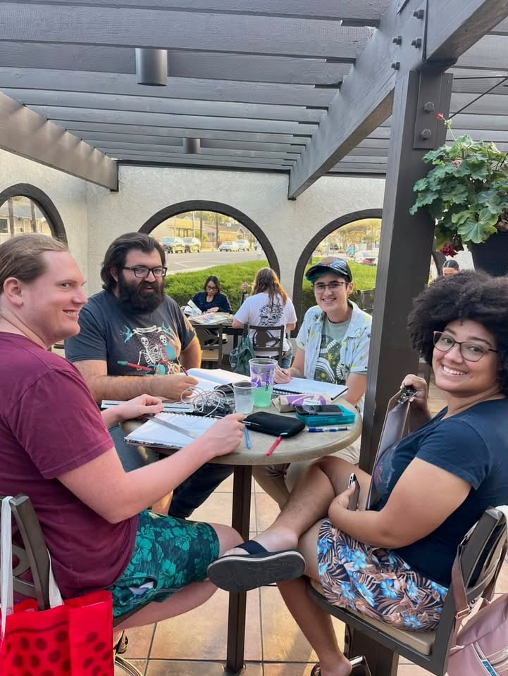 Taco Bell Drawing Club - August Meetings