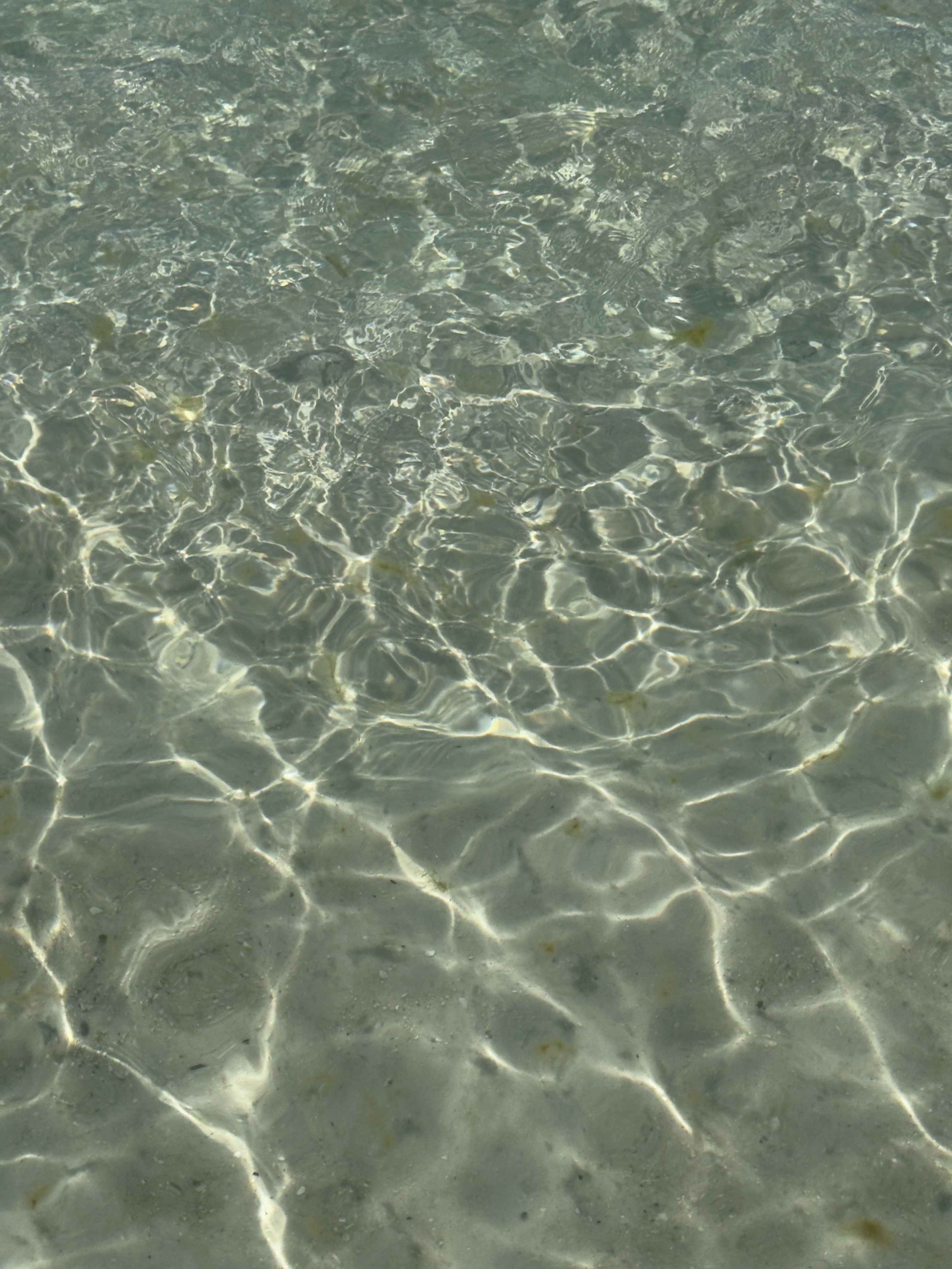 Clear water with light ripples