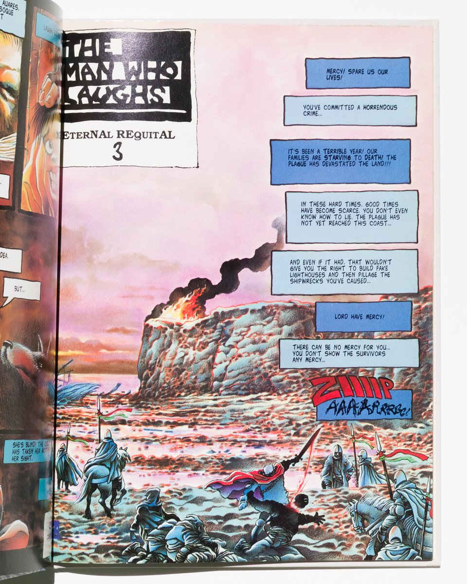 A page from The Man Who Laughs by Fernando De Felipe