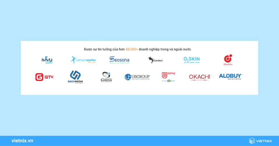 Được khách hàng cá nhân và doanh nghiệp tin tưởng sử dụng