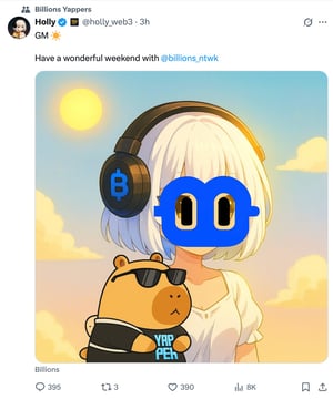 billions.network - X community Billions Yappers