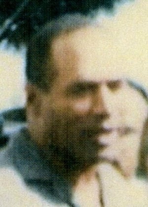 This is a cropped shot of O.J. Simpson outside the Santa Monica Courthouse in 1997 during his Civil Trial for the murders of his wife Nicole Brown Simpson and her friend Ron Goldman. O.J. was found gu