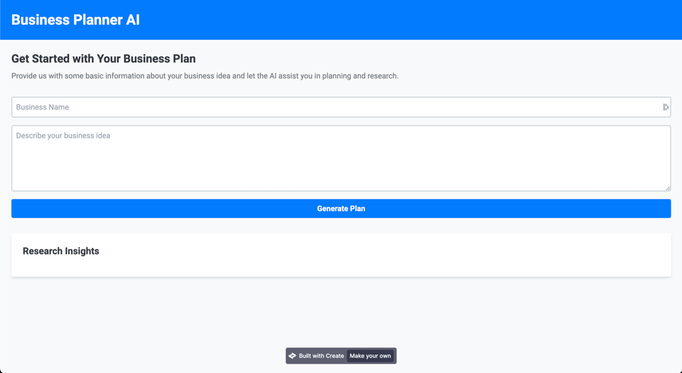 Business Plan AI