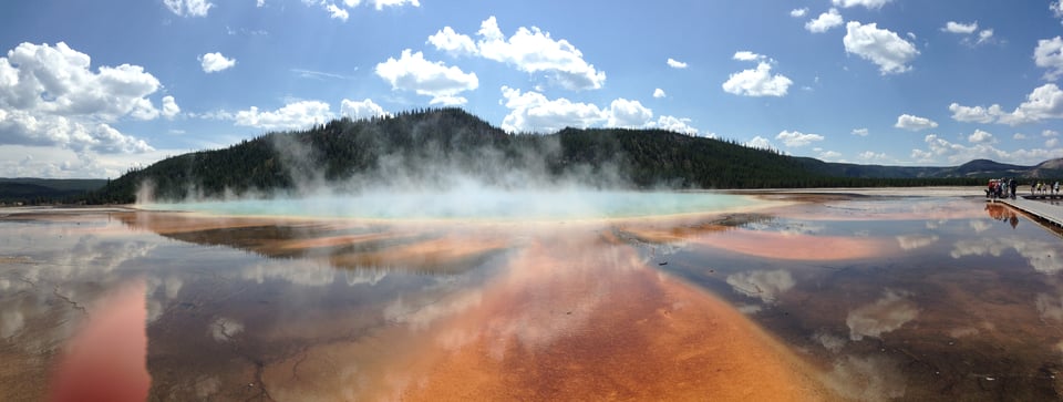 Yellowstone hot springs