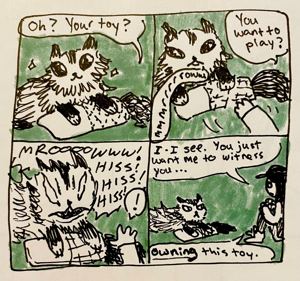 comic 2 about babysitting Lola