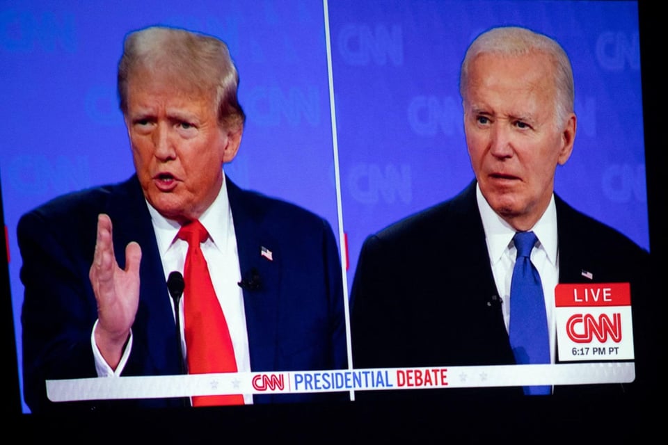 Biden vs Trump presidential debate (REUTERS).