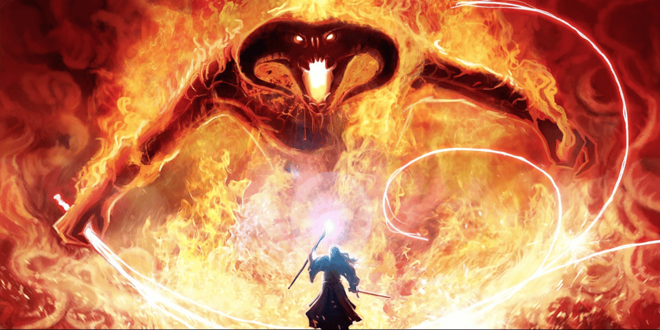 Gandalf vs a Balrog.