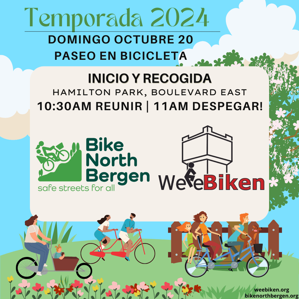 a poster for a bike ride