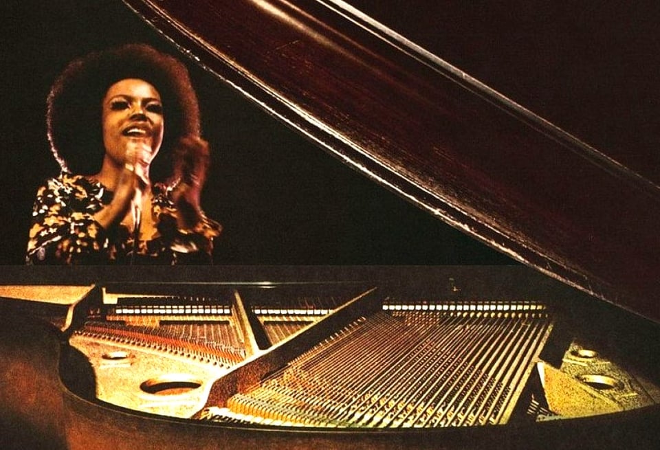 Songstress Roberta Flack from a 1973 album cover