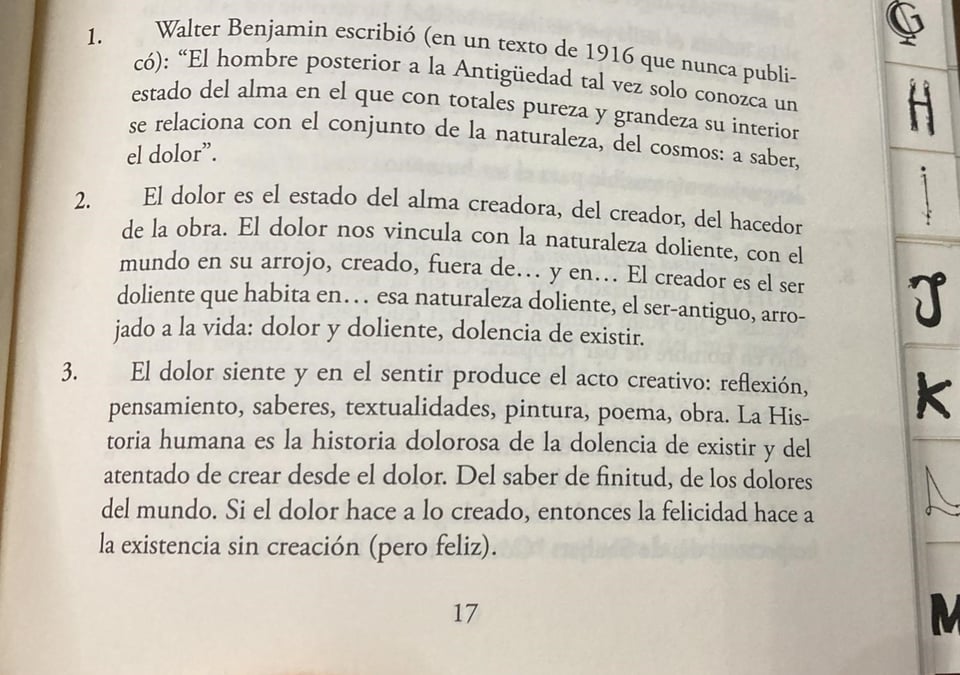 crear, doler