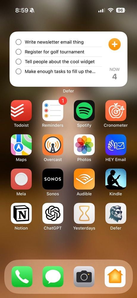 Levi's home screen