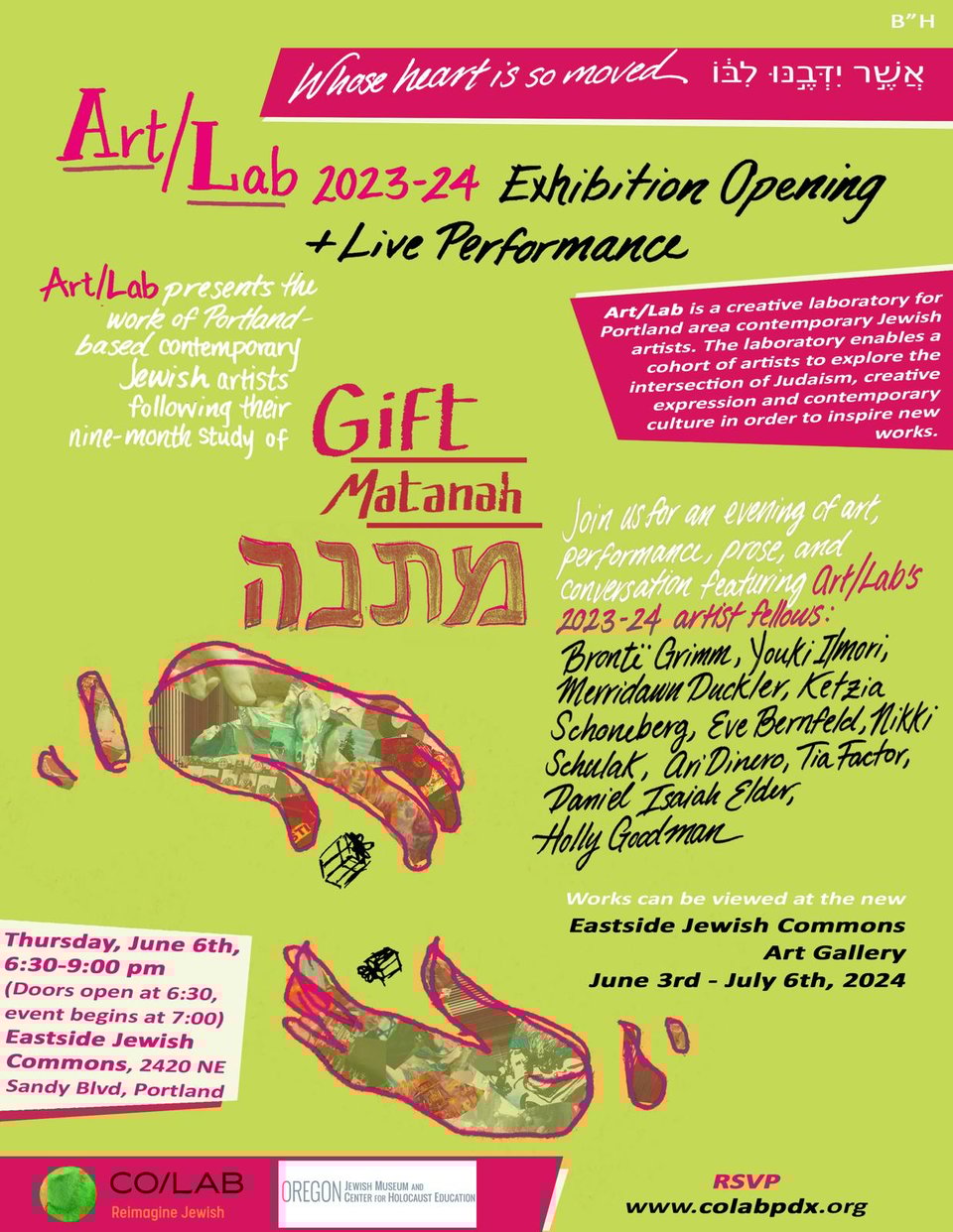 Art/Lab — A Group Exhibition of Portland Jewish Artists