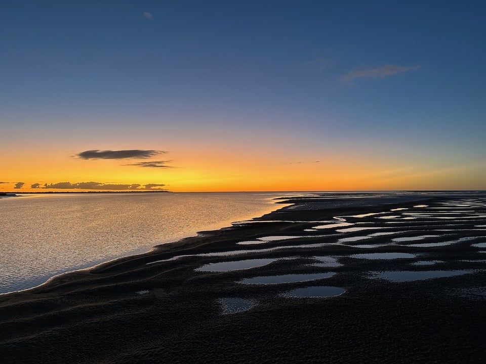 Photo of sunset from Urangan Pier in Hervey Bay