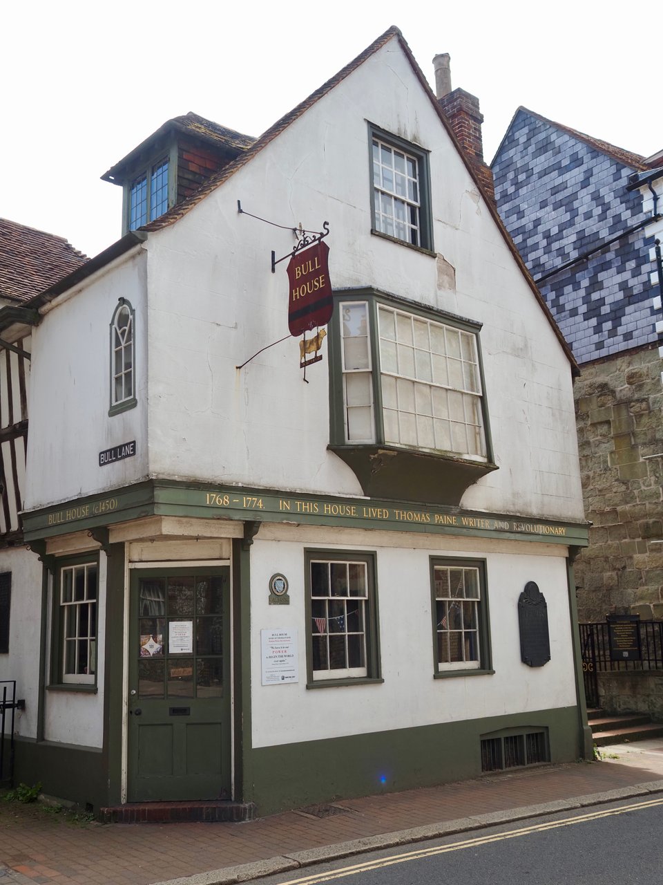 Bull House, Lewes, the home of Thomas Paine
