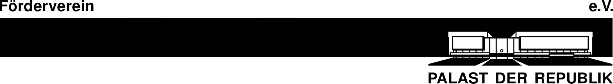 Briefkopf Förderverein Palast der Republik e.V.