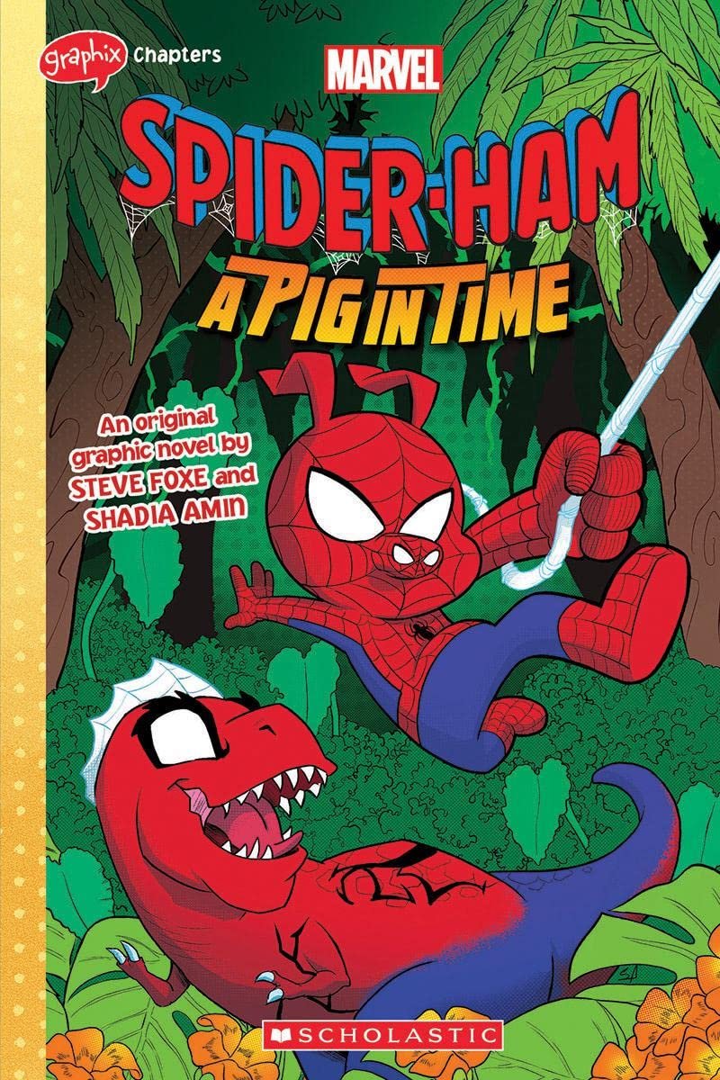 Spider-Ham: A Pig in Time Cover Art by Shadia Amin