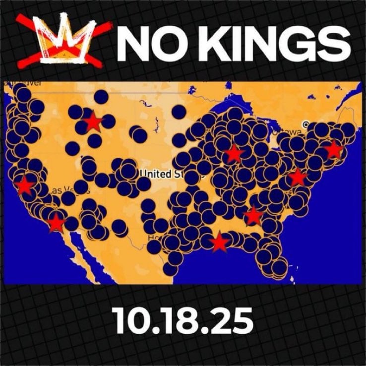 No Kings Day. Saturday.