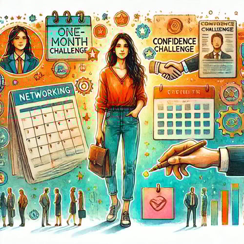 Woman with calendar and handbag