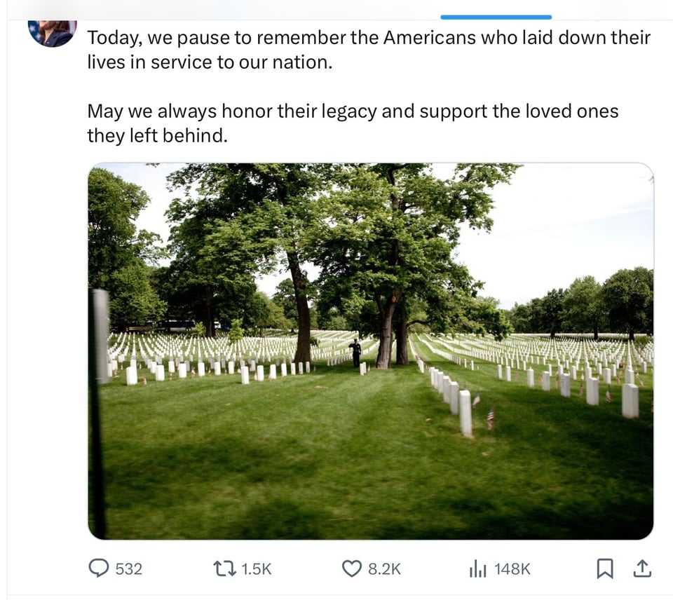 Remembering those who died for us.