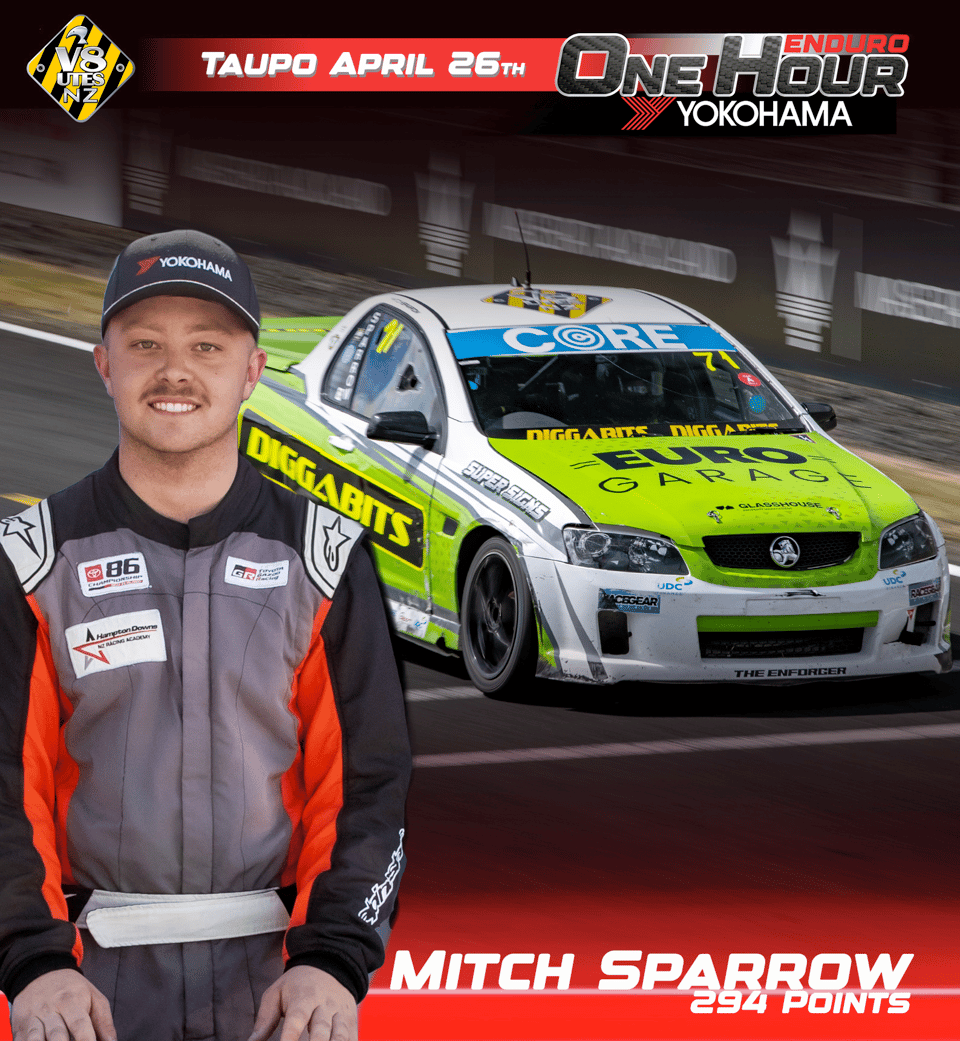 Mitch Sparrow and his V8 Ute