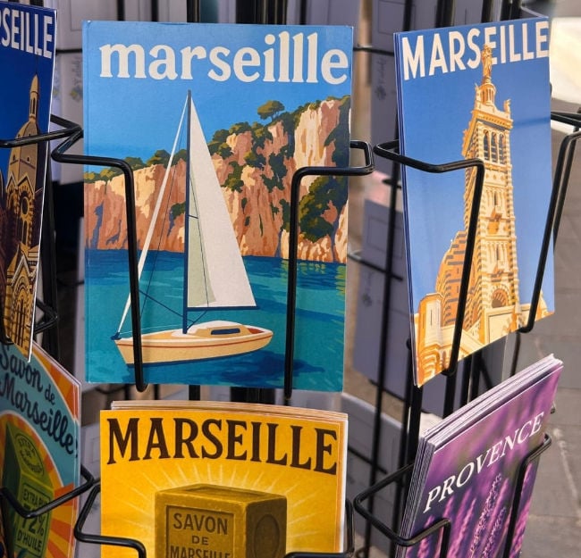 Des cartes postales