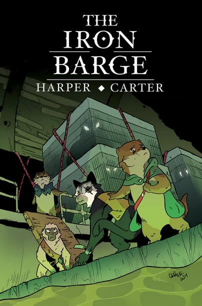 Cover art for "The Iron Barge"