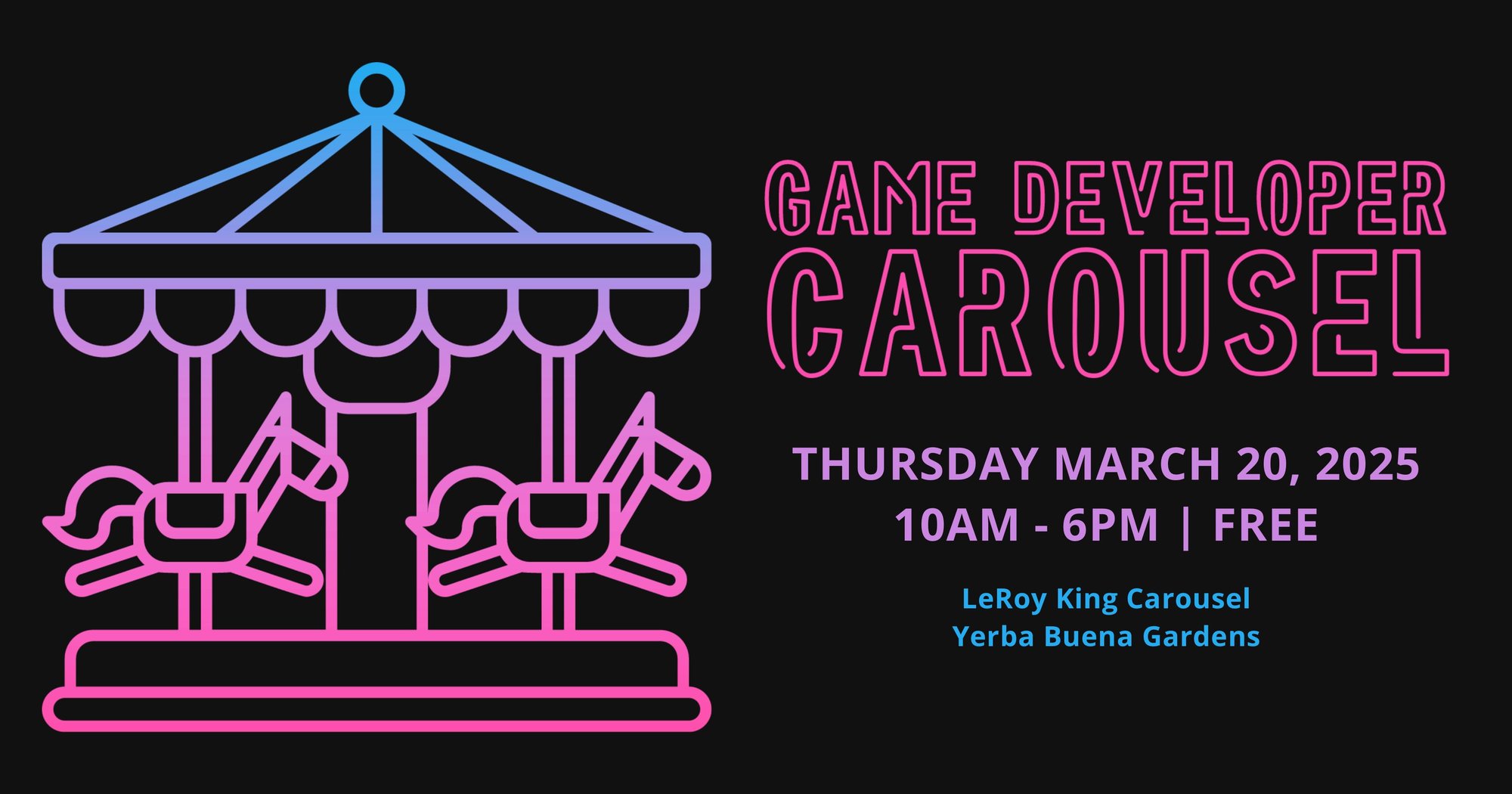 🎮🧑‍💻🎠 Less Than A Month Till GDCarousel 2025!