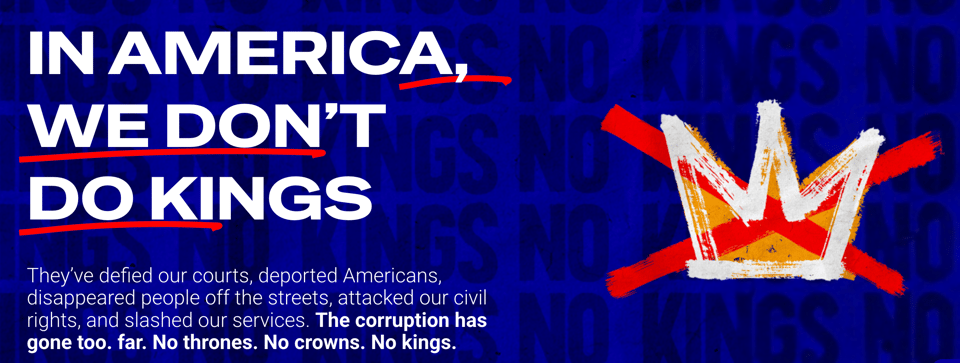IN AMERICA, WE DON'T DO KINGS