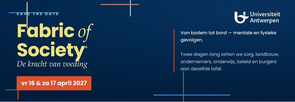 SAVE THE DATE. De kracht van voeding. 
