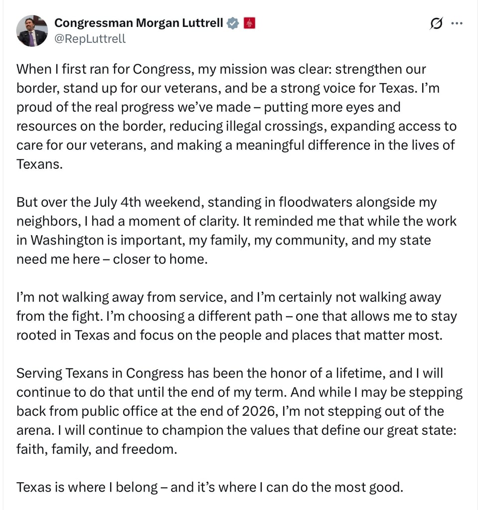 The more Republicans leave the House, the better November’s election looks.