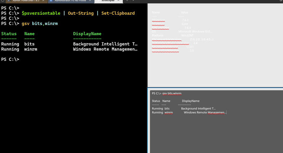 Splitting the split scratchpad