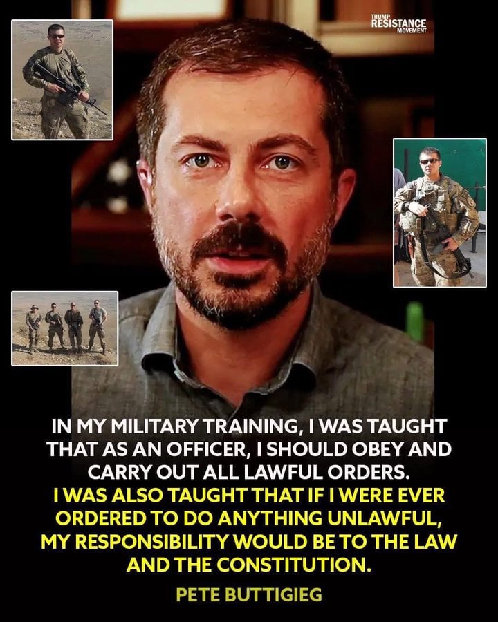 Pete Buttigieg lays out how the military must behave
