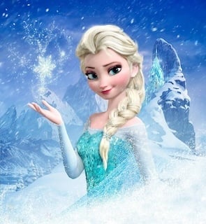 Photo of Elsa from the Disney movie Frozen