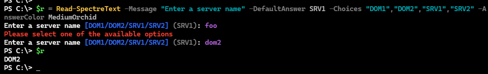 Read-SpectreHost