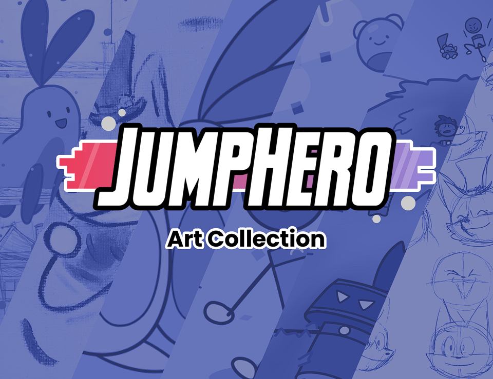 JumpHero Art Collection book cover.