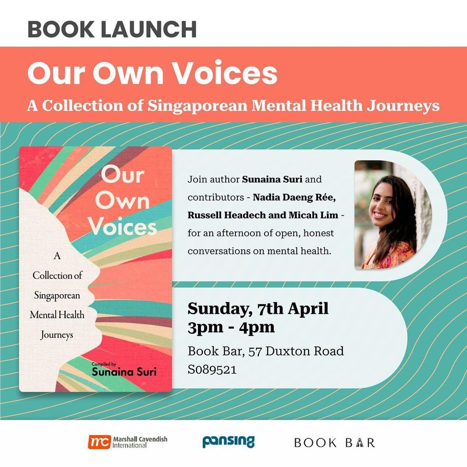 Post image for the book launch of OUR OWN VOICES