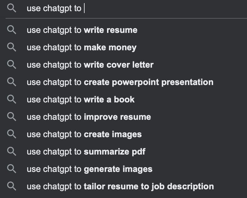 autocompleted sadness.