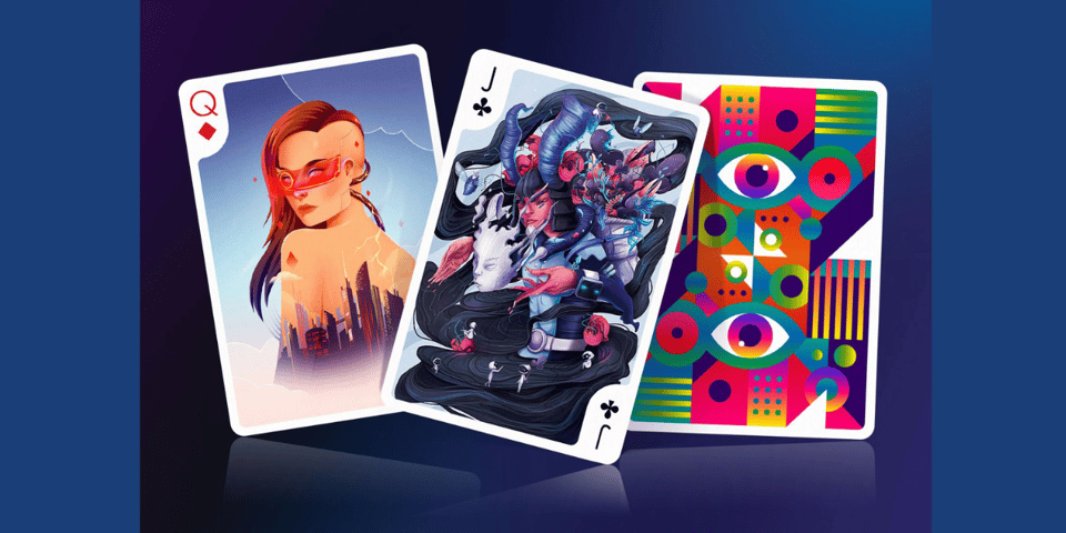 Beautiful playing cards.