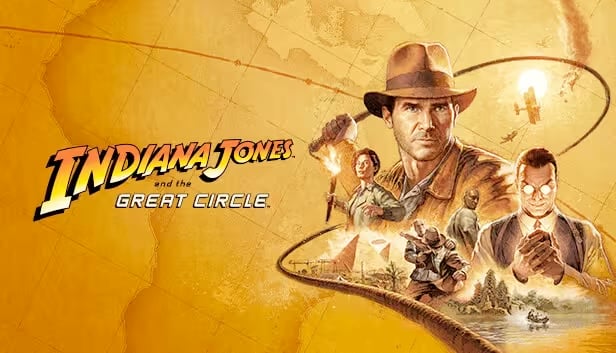 Title screen of Indiana Jones and the Great Circle.