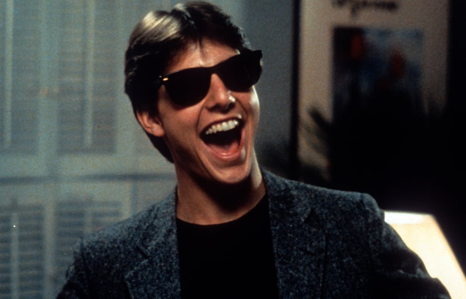 Still image from "Risky Business."